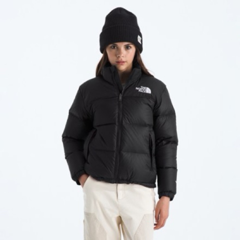The North Face Black Retro Nuptse Jacket size small